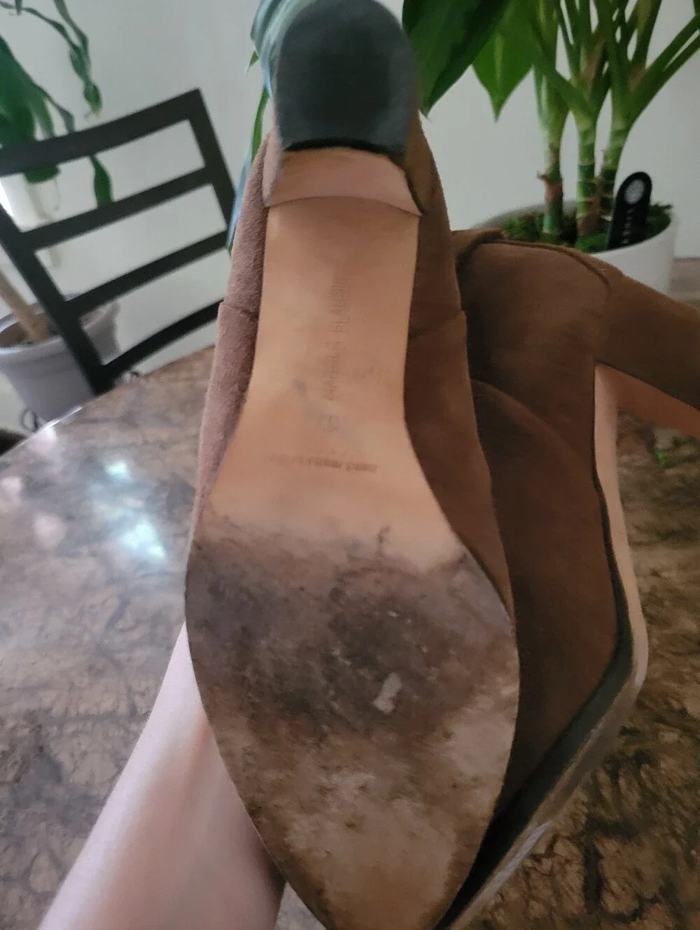 Manolo Blahnik Chocolate Suede Slouchy Boots 37